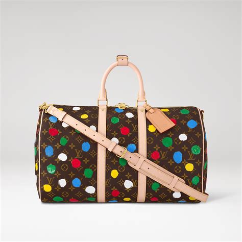 louis vuitton keepall yayoi kusama|louis vuitton collaboration yayoi kusama.